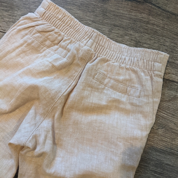 Janie & Jack 12-18 Month Boy Tan Linen Dress Pants Easter Ring Bearer Wedding - Picture 3 of 4